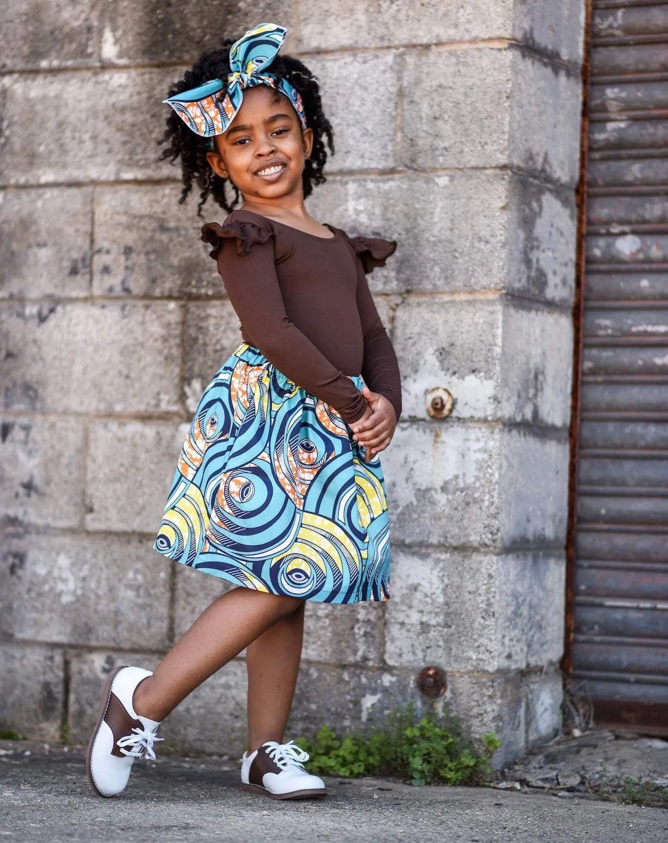 Aaleyah African Skirt Set