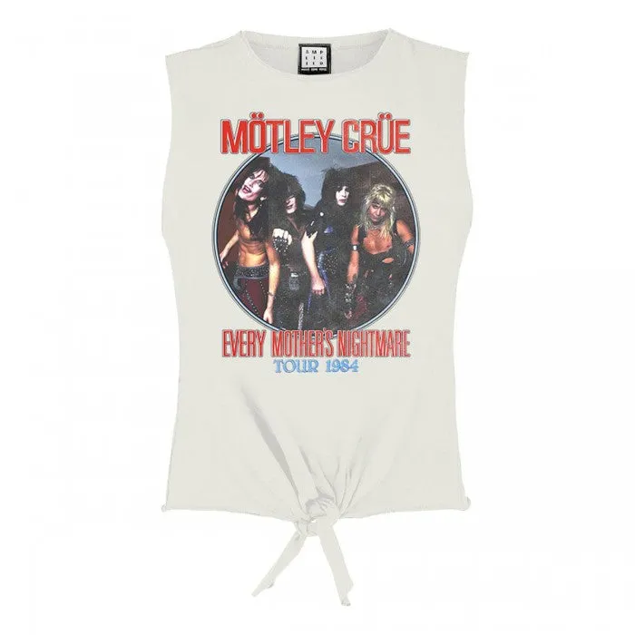 Amplified Womens/Ladies Every Mothers Nightmare Motley Crue Vintage Crop Top