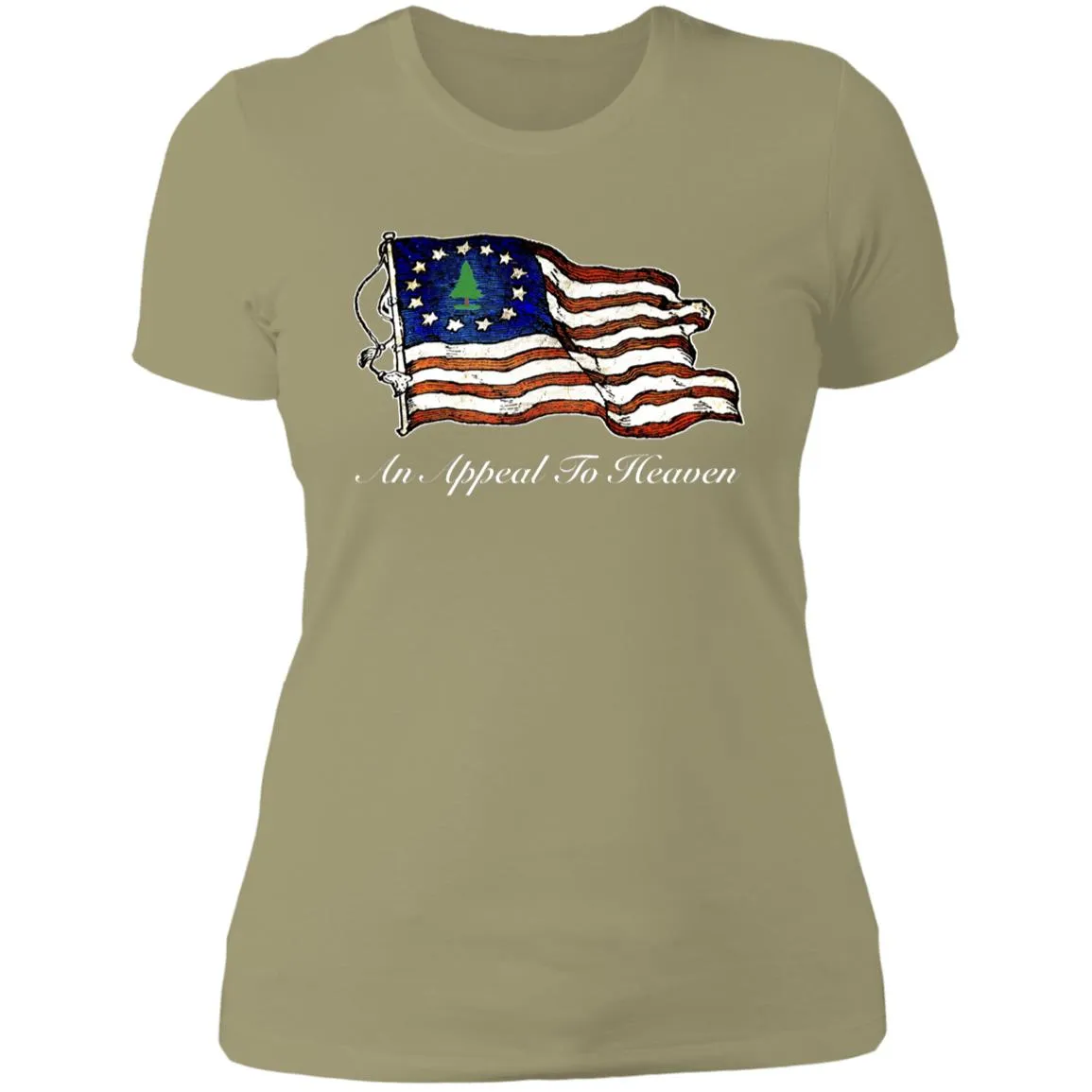 An Appeal to Heaven 1776 Ladies' Boyfriend T-Shirt