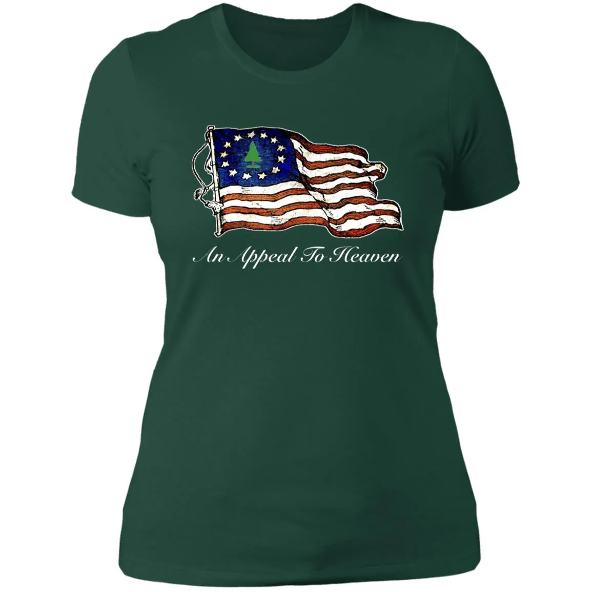 An Appeal to Heaven 1776 Ladies' Boyfriend T-Shirt