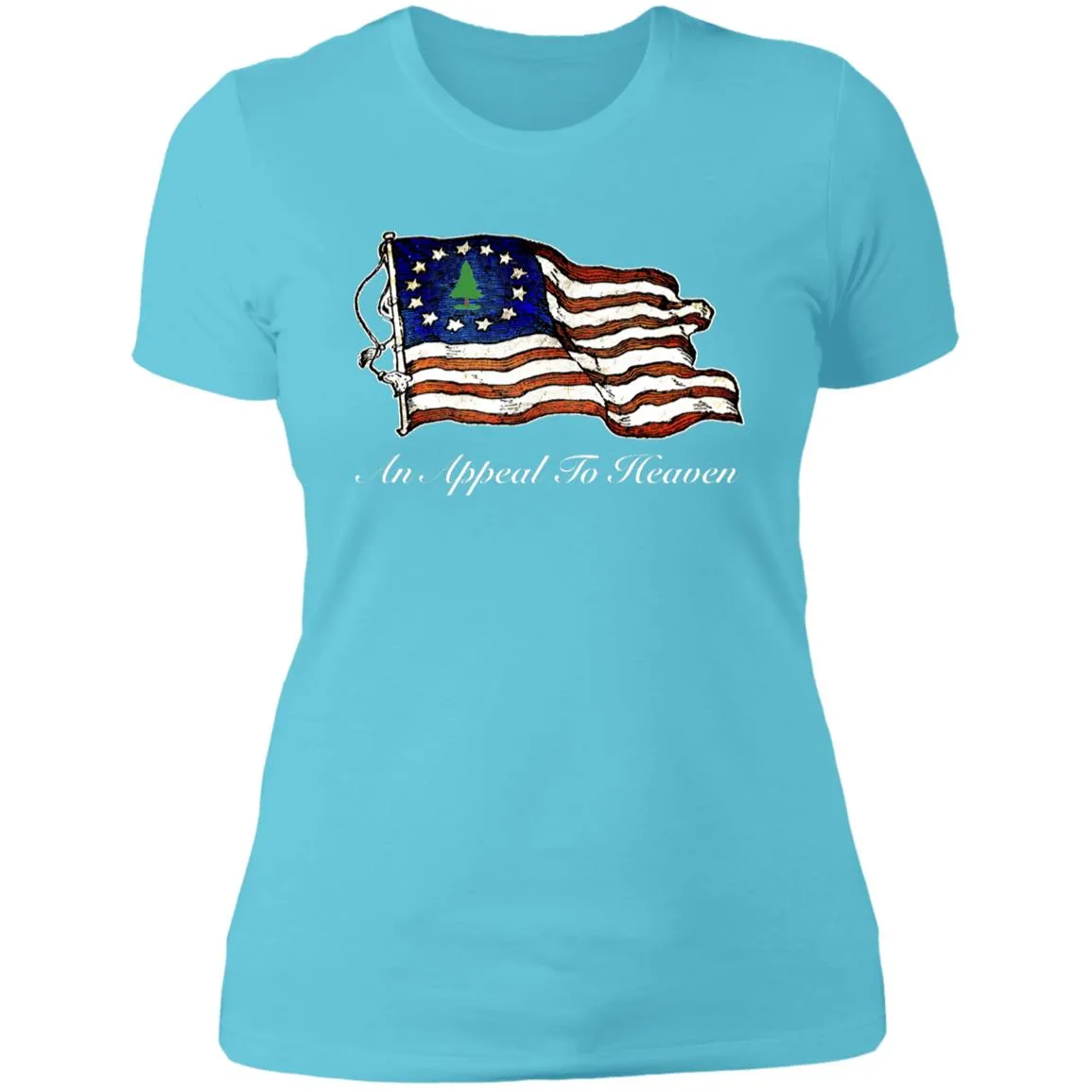 An Appeal to Heaven 1776 Ladies' Boyfriend T-Shirt