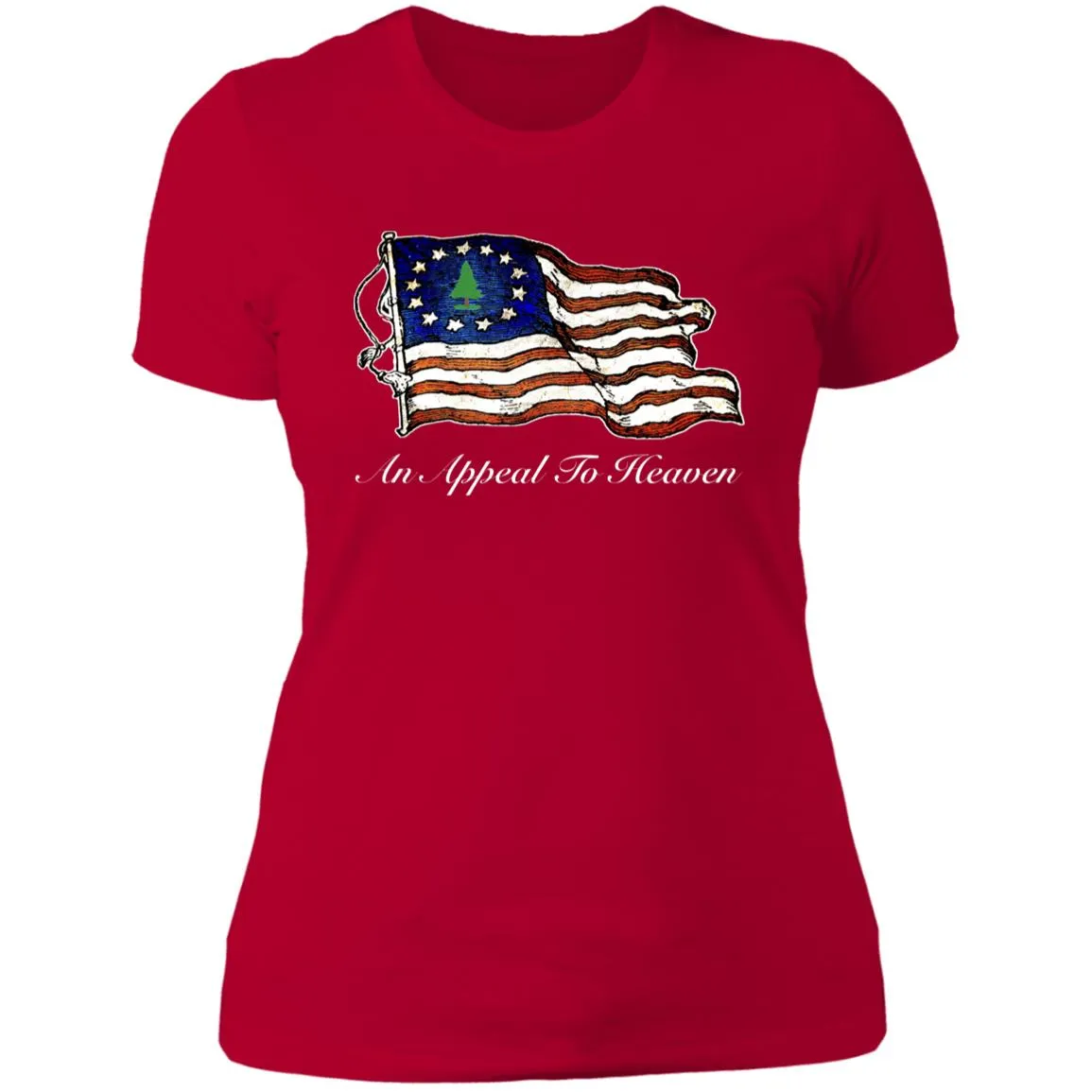 An Appeal to Heaven 1776 Ladies' Boyfriend T-Shirt