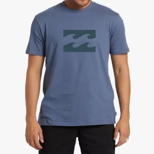 Billabong Mens Team Wave Short Sleeve Tee Slate Blue