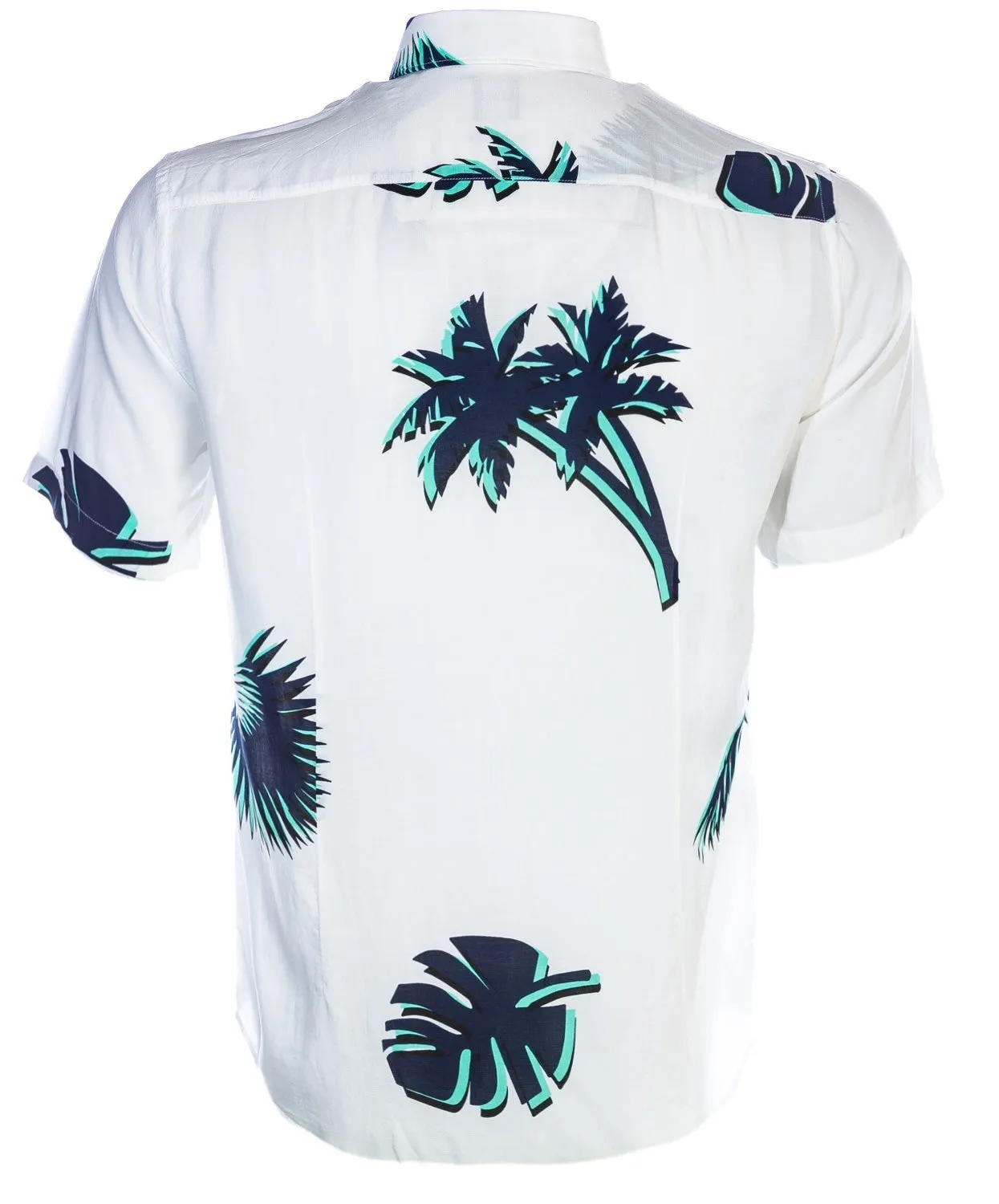 BOSS Ronn F Short Sleeve Shirt in White Floral