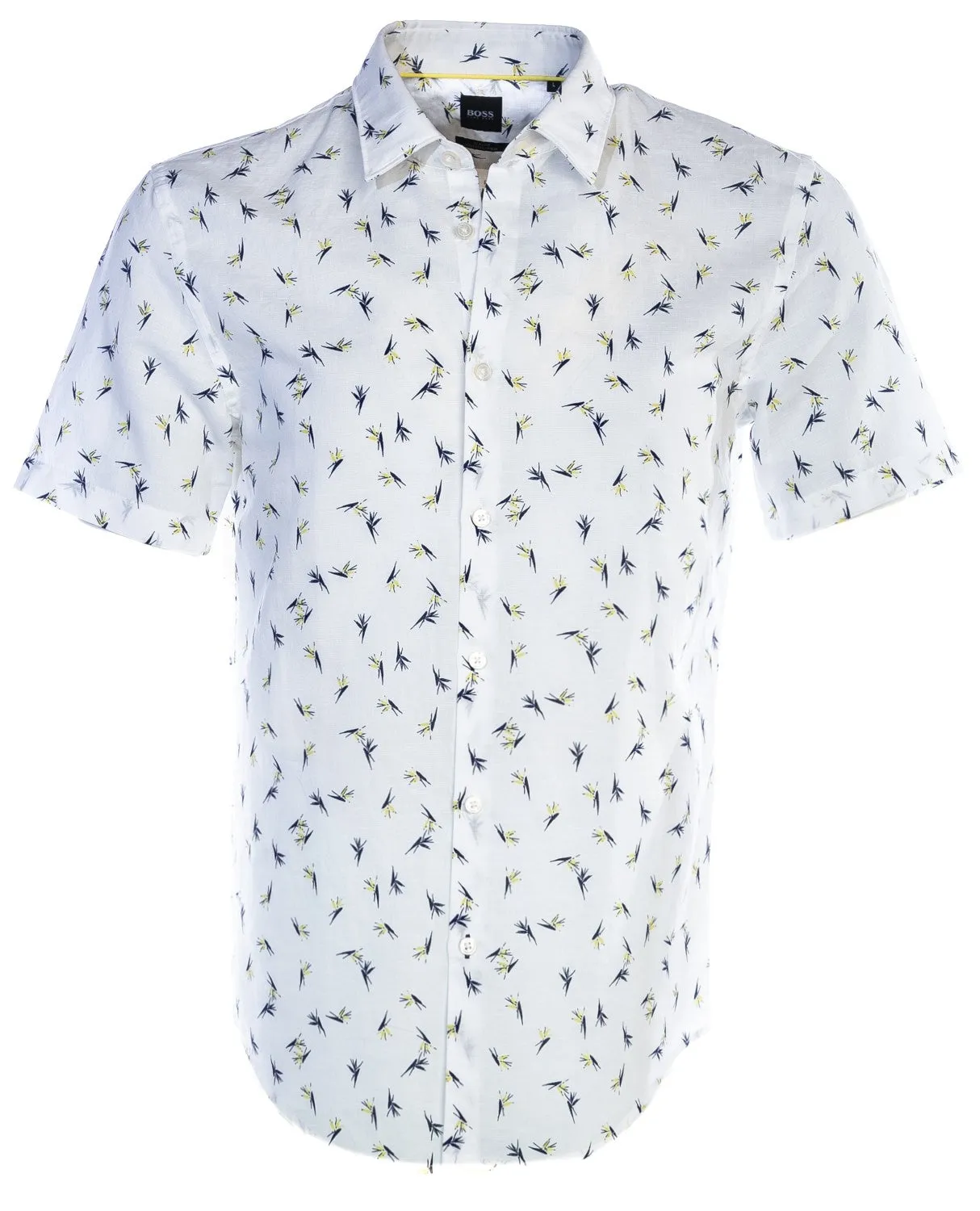 BOSS Ronn_F Short Sleeve Shirt in White