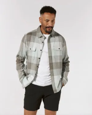 Generation™ Plaid Shirt - Seafoam