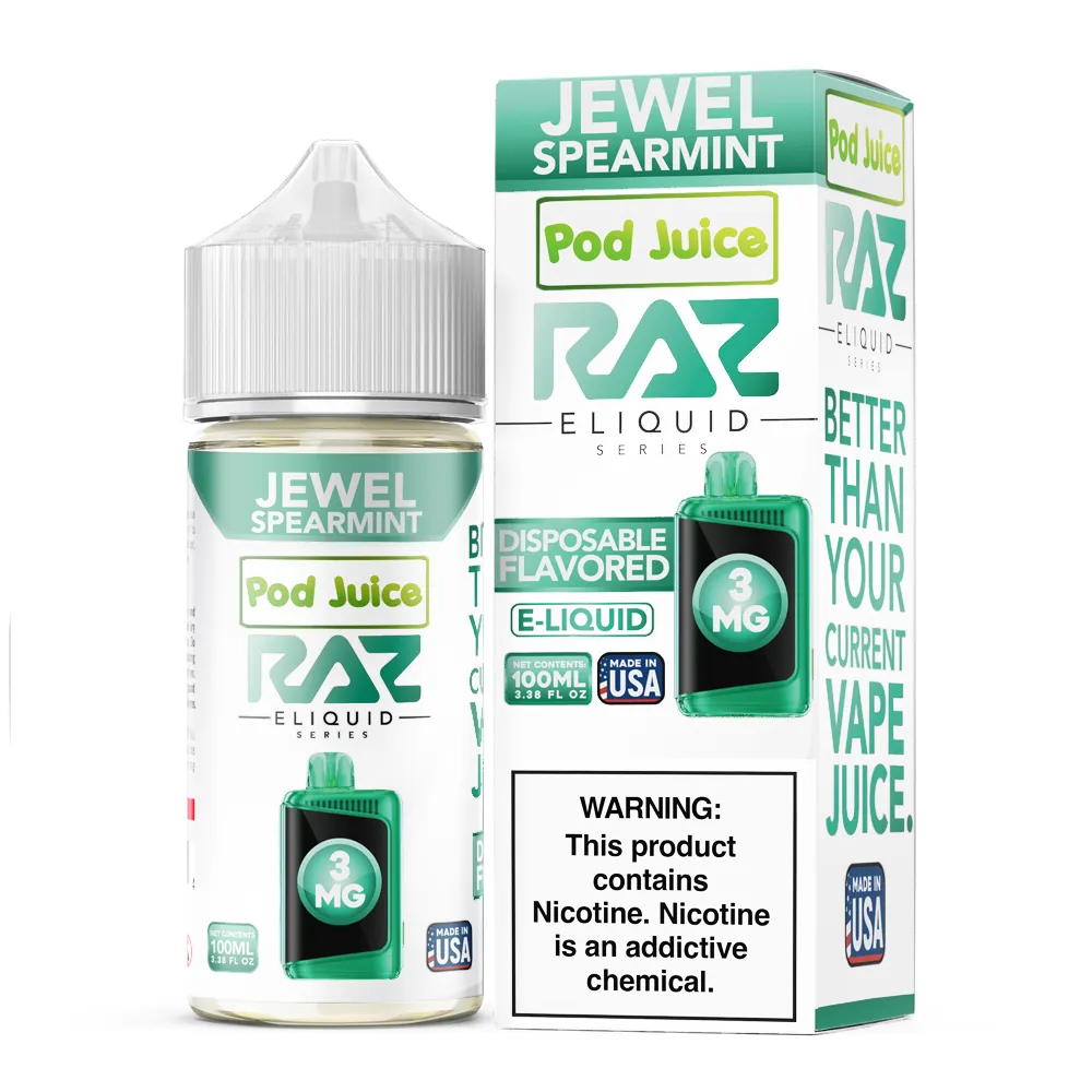 Jewel Spearmint | Pod Juice x RAZ | 100mL