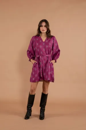 Jhansi L/S Short Tie Dress