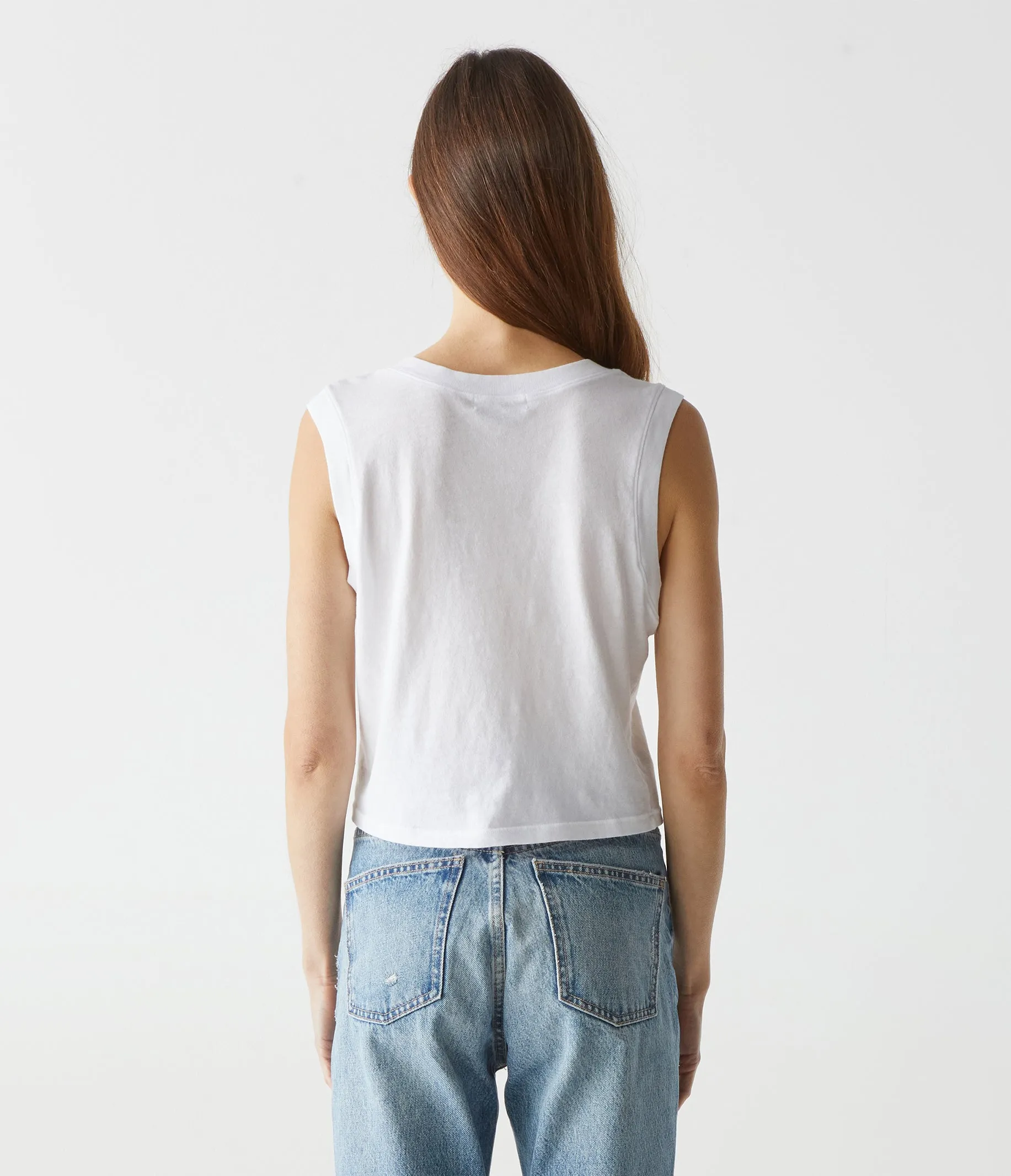 Johnnie Cropped Muscle Tank