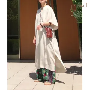 Lowy by Corners 長身襯衫連衣裙 Slub Georgette Kaftan Shirt Dress