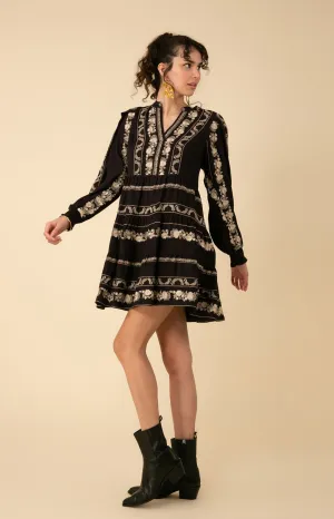 Luna Embroidered Dress