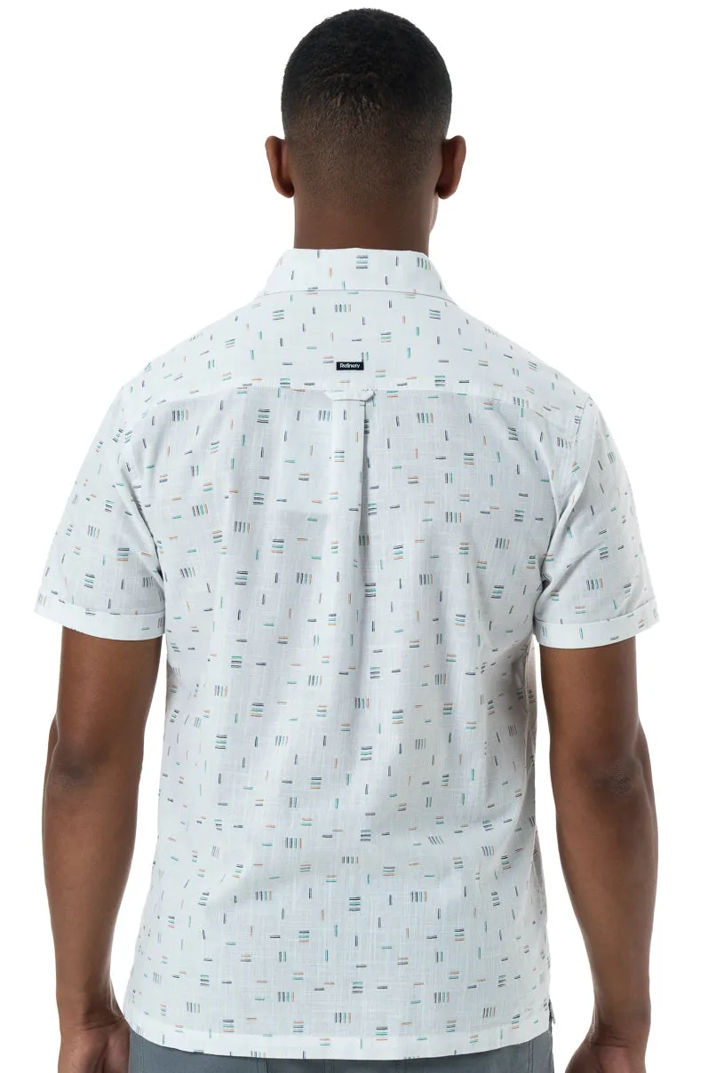 Printed Shirt _ 150428 _ Optic White