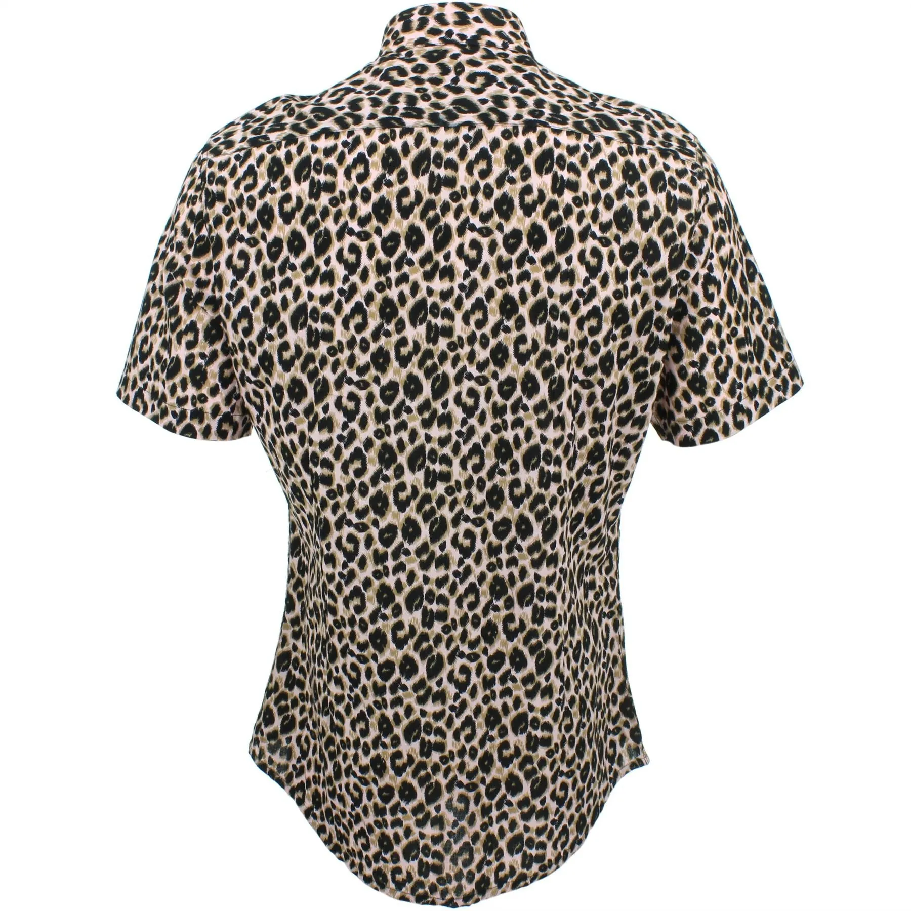 Slim Fit Short Sleeve Shirt - Leopard