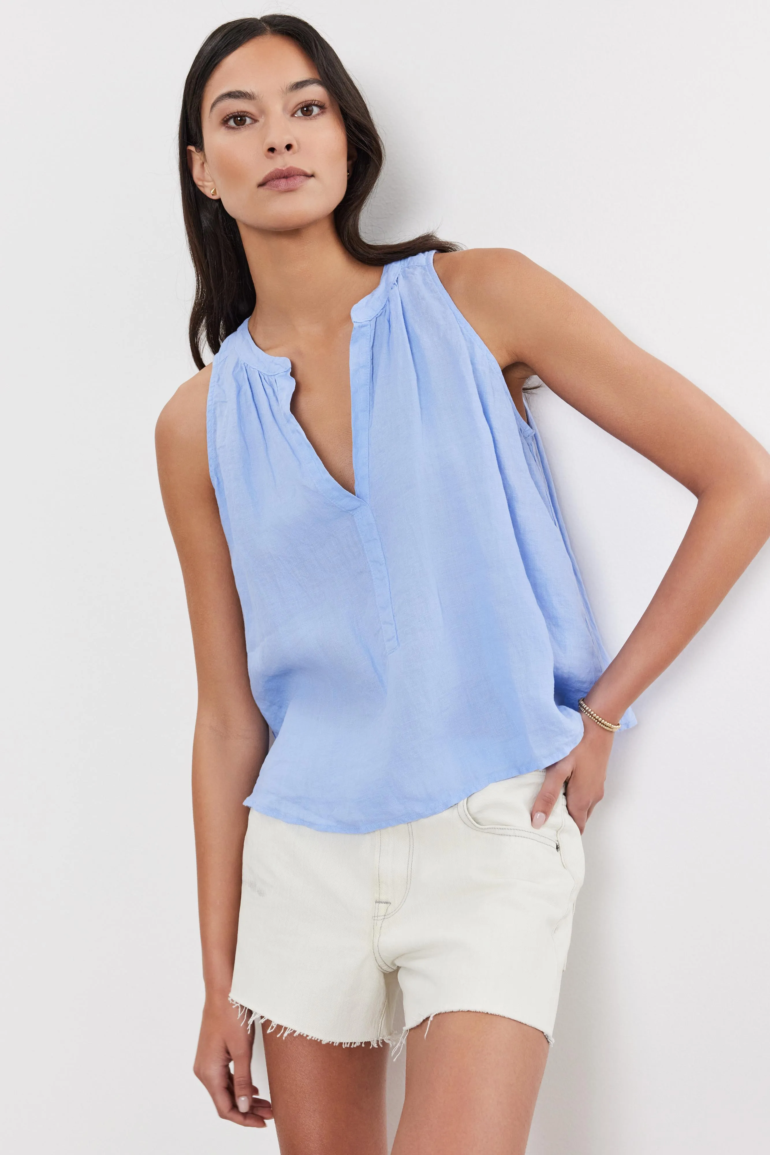 TACY LINEN TANK TOP