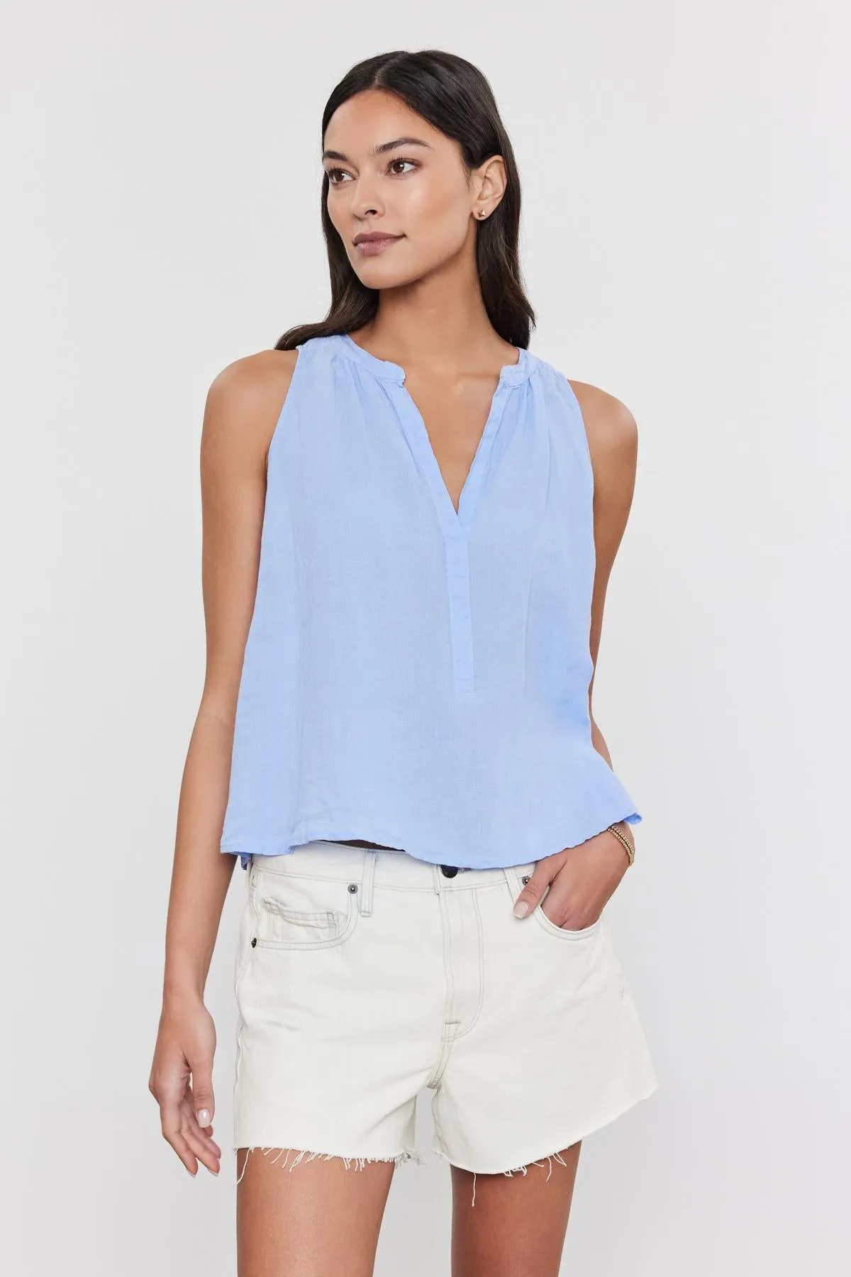 TACY LINEN TANK TOP