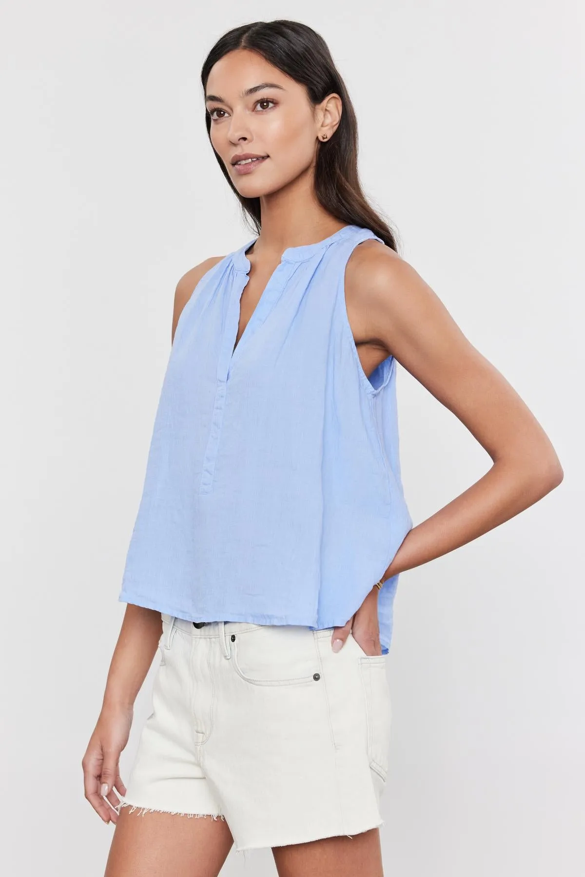 TACY LINEN TANK TOP