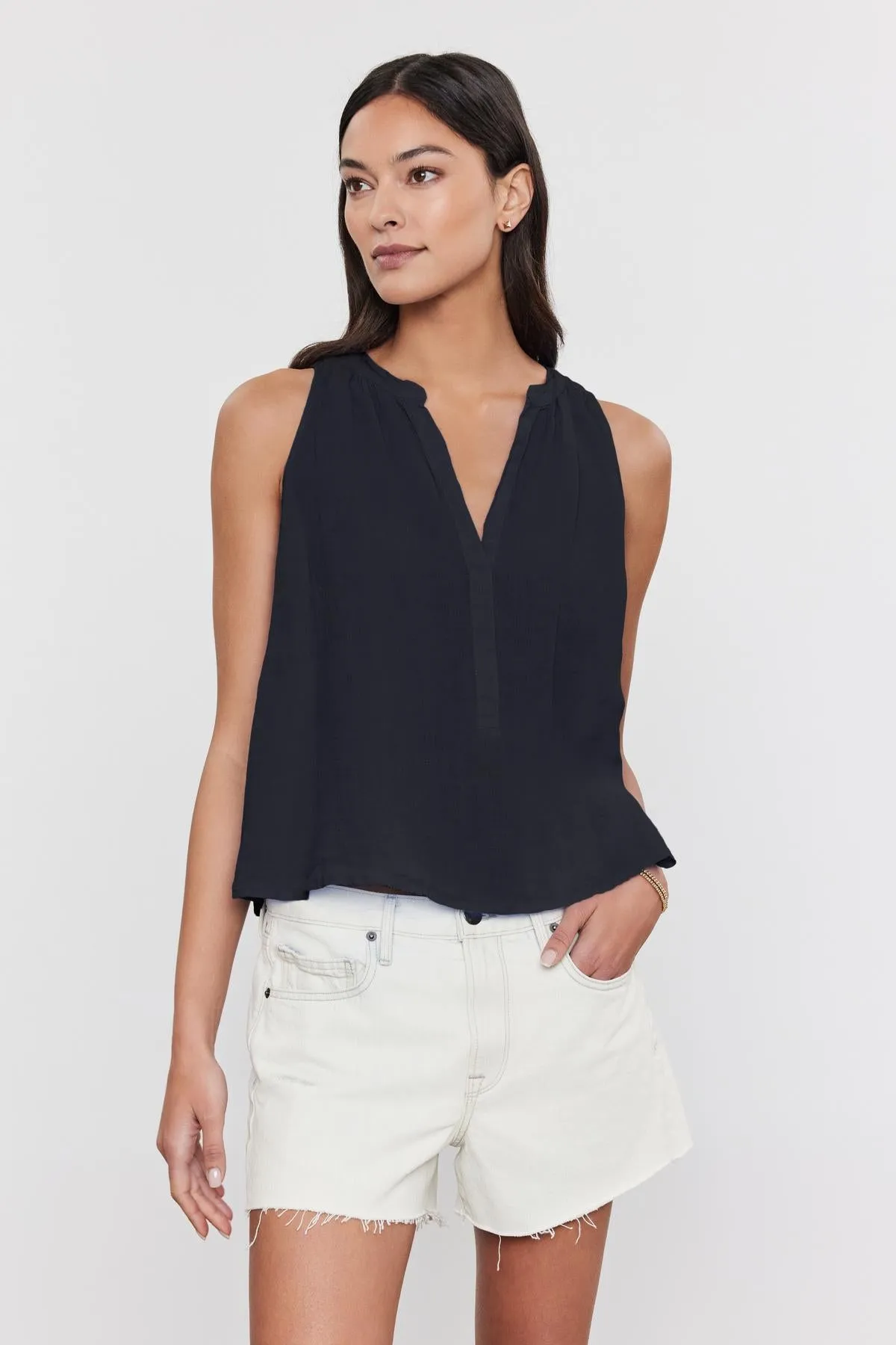 TACY LINEN TANK TOP