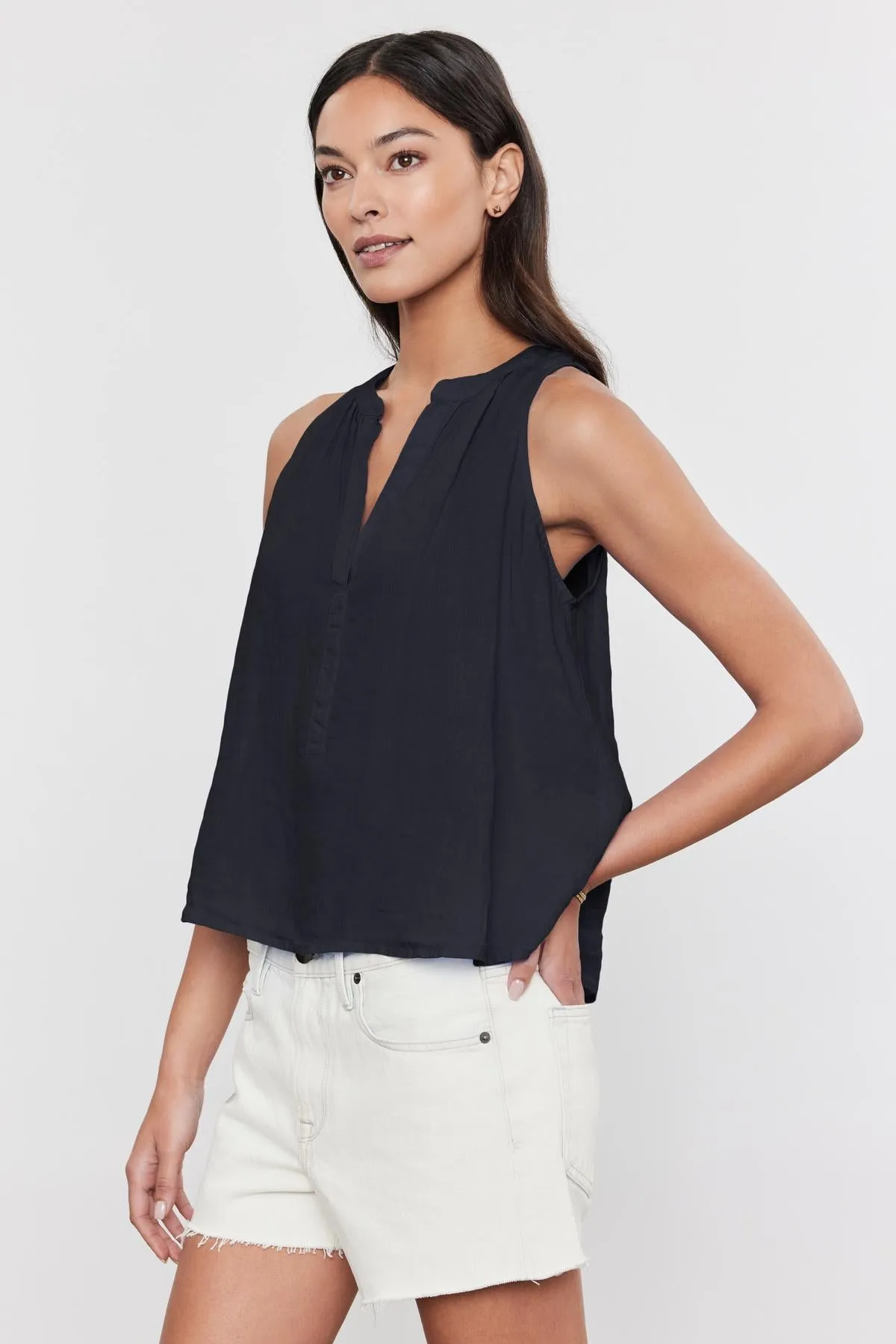 TACY LINEN TANK TOP