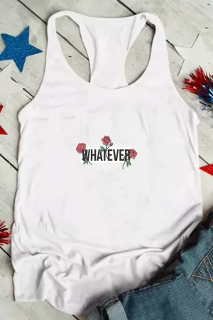 Whatever Rose Tank Top